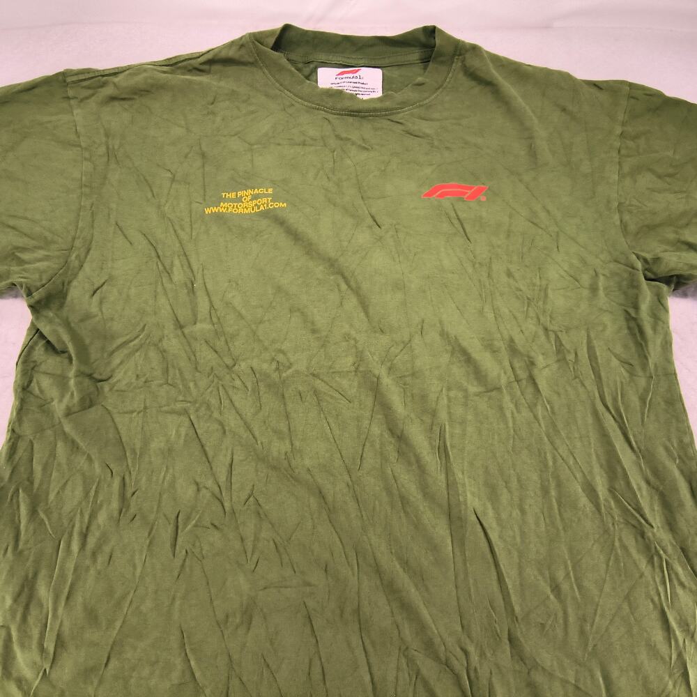 F1 PacSun Casual Crew Neck Short Sleeve T Shirt Mens Size Extra Large XL Green
